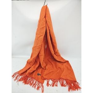 Alpaca 111 Orange Herringbone Scarf
